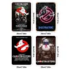 4PCS Ghstbusters Who Ya Gonna Call Supernatural Comedy - Vintage Metal Signs Set - 20*30cm/30*40cm - Movie