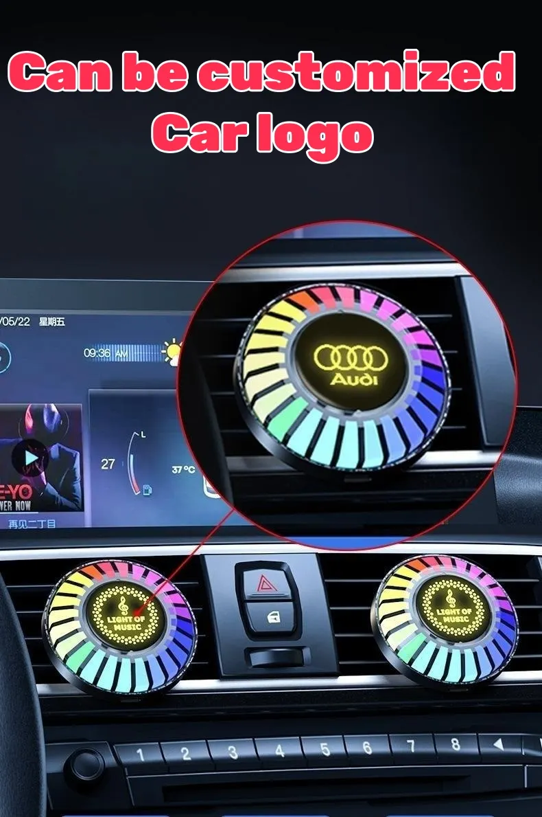 Car LED music rhythm light (with aroma diffuser)