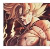 Battle-Damaged Goku Decorative Painting - Dragon Ball - H-TWO Studio