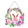 (Single Sided) Diy Floral Animal Special Shaped Diamond Painting Pendant