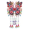 Double Sided Colorful Pattern 5D DIY Crystal Rhinestone Wind Bell Suncatcher Hanging Kits