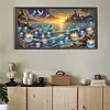 Dreamy Lake Scenery-Partial Special Shaped Diamond Painting 60*30CM(Big Size)
