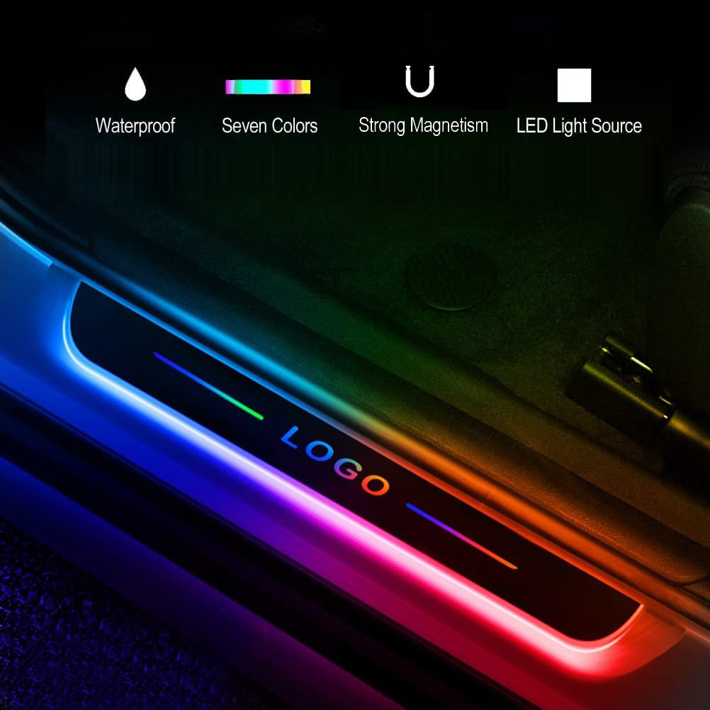 Car sensor-type colorful ambient pedal lights (Applicable to all models of the same series)