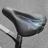High Elastic Silicone Bicycle Seat Cover Super Soft Thick Tail Light Seat Cover Mountain Bike Silicone Cycling Thick Waterproof Road Bike Seat Accessories
