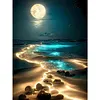 (US Local)4Pack Seaside View-Full Round Diamond Painting(30x40cm)