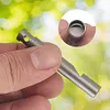 Titanium Emergency Whistle Ultralight Loud Safety Survival Whistle with Lanyard