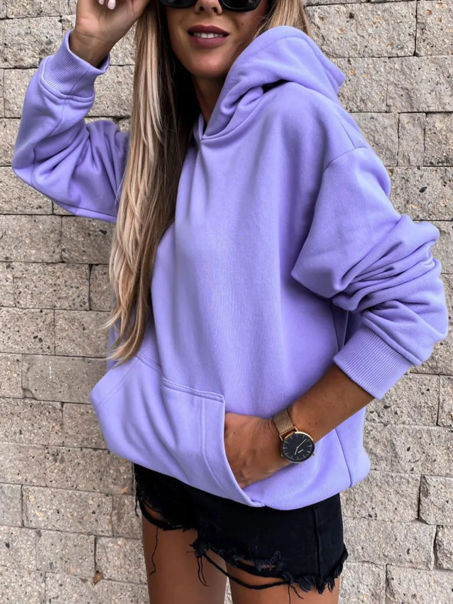 Solid Color Hoodie
