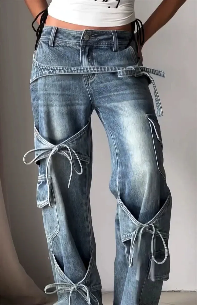 Blue Gothic Baggy Y2K Cargo Pant
