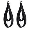 [US Local Warehouse] 2Pcs Ankle Pilates Cord Elastic Double Ring Exercise Straps Resistance Band Cord