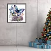 Flowers  Butterfly-Paint by Numbers Acrylic Painting 40*40CM(Watercolor)