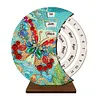 Wooden Special Shaped DIY Diamond Painting Moon Perpetual Calendar Decor Kits