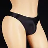 New large size shiny, smooth and cool low-waisted U-convex sexy underwear