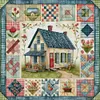 (Stamped/Counted) Landscape-11CT Cross Stitch 50*50cm/19.69*19.69in