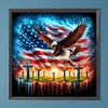 Diamond Painting -DIY Round Drill Independence Day Flag(40x40cm)