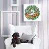 Christmas Wreath-Special Shaped Diamond Painting Kit