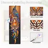(US Local)8Pcs DIY Phoenix Diamond Painting Art Bookmarks with Crystal Pendants for Gift