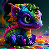 Dragon - Full Round Diamond Painting 30*30cm
