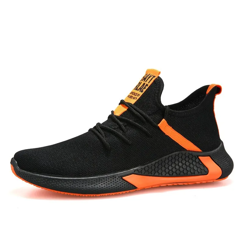 breathable men sneakers mesh casual shoes for men lace up walking shoes outdoor male trainers fashion tenis masculino