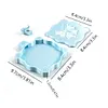 DIY Diamond Painting Tray Set with Bow Pattern, Magnetic Lid, Diamond Painting Accessories