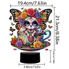 Acrylic Girl Skull Double Sided - 5D DIY Craft Lamp