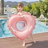 Heart Shape Baby Swim Ring Tube Leakproof Toddler Swimming Ring for Kids Toddles