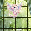 >SALE<Single-Side Dragon Diamond Art Hanging Pendant for Office Decor (White Wings)