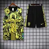 2025 Brazil Pre-Match Training Yellow Vest+Shorts Football1:1 Thai Quality