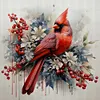 (Stamped/Counted) Cardinal Bird- 11CT Cross Stitch 40*40cm