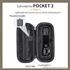 PU Leather Hard Carrying Case Storage Bag for DJI Osmo Pocket 3 Accessories