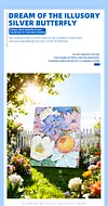 (40x50cm)Gold Foil Canvas Hot-stamped Floral Designs 5D DIY Diamond Painting Kit with Inner Frame