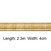 >SALE<3D Foam Self-adhesive Waist Corner Line DIY Wall Edge Strip Skirt (Wood)