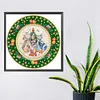 >SALE<5D DIY Partial Special Shaped Drill Diamond Painting Kit Wreath Decor 30x30cm