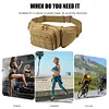 Waist Gun Bag for Women Men Fanny Pack for Outdoor Climbing Camping