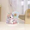 Diamond Painting Single-Side Dandelion Unicorn Desktop Diamond Art Kits for Adults Beginner Kid