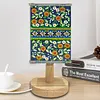 DIY Special Shaped Diamond Painting Wooden Stand LED Lamp Night Light Kit Bedside Small Desk Light Home Decoration Lamp