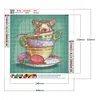 Diamond Painting-DIY Full Round Drill Cartoon Mouse(30*30CM)