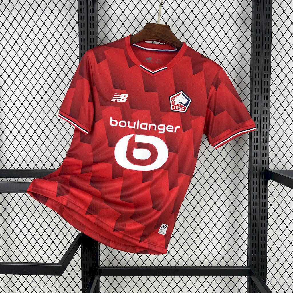 2025-2026 LOSC Lille Home Football Shirt 1:1 Thai Quality Maxi Kit