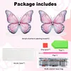 Acrylic Butterfly Diamond Painting Napkin Rack Decor for Home Office Decor