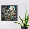 Diamond Painting -DIY Round Drill Elephant(40*40 CM)