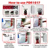 WOYO PDR100 Car Paintless Dent Repair Tool with Steel Tabs Kit Set, Automotive Reusable Slide Hammer With Cold Glue PDR Tools