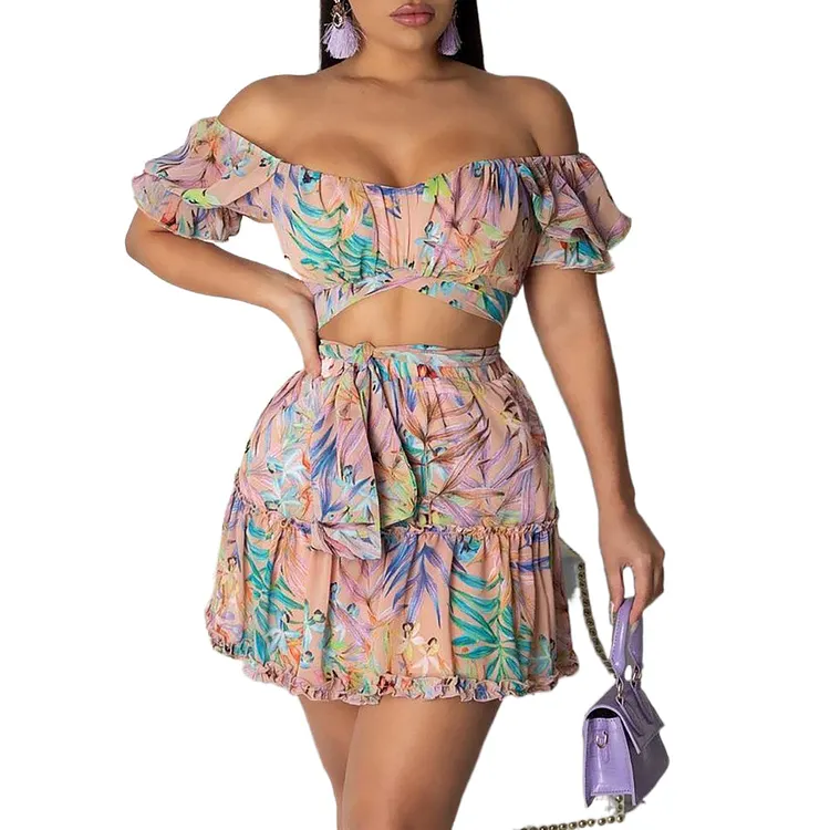Strapless Casual Two-Piece Sets