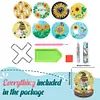 8pcs Diamond Painting Drink Coasters Cup Coasters for Adults Kids