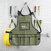 Work Apron Oxford Cloth Waterproof Heavy Duty Woodworking Apron for Woman Men