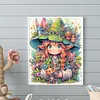 (US Local)Girl-Full Round Diamond Painting(40x50cm)