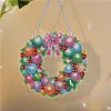 Diamond Painting Christmas Wreath Pendant