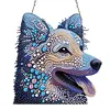 Diamond Painting Acrylic Double-side Dog Pendant Hanging Gem