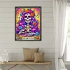 Diamond Painting -5D Full Round Drill Barber Skull(40x50cm)