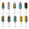 10pcs Metal Spoon Fishing Lures Spinner Bait Artificial Hard Bait Fishing Tackle