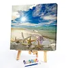 Paint by Numbers Acrylic Painting - Seaside Beach 40*40cm(HOT)