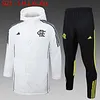 Joyfball 2024/2025 Flamengo Cotton Jacket White Soccer Jersey 